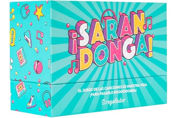 SARANDONGA, El Juego de Las Canciones de Nuestra Vida - Juego para 4-12 jugadores, Divertido para Jugar con Familia y Amigos. De los 60 a la actualidad