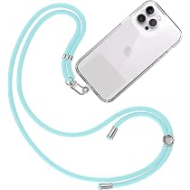 2x Patch Cordon Téléphone + Lanière Adjustable 120cm | Universel Smartphones 4-6.7