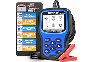 ‎AUTOPHIX AUTOPHIX OM129 PRO OBD2 Diagnosegerät Auto Batterie Tester 2 in 1 Auto Auslesegerät 6V 12V 100-2000 CCA Batterie Last Tester Automotive Kurbelladesystem Analyzer Fehlerauslesegerät