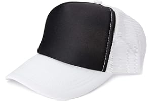 styleBREAKER Unisex 5-Panel Mesh Cap, Trucker Baseball Cap, Basecap, Click und Snap Verschluss verstellbar 04023007