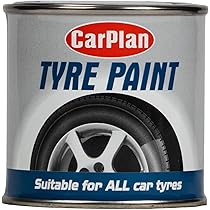 Tyre Paint - Black - 5 Litre CARPLAN TYM005 (Tyre Wall Paint