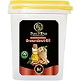 PURE N DESI Cold Pressed Groundnut Oil | Wood Pressed Groundnut Oil 5 Litre in Pantry | Mungfali Ka Tel | Kachi Ghani Peanut Oil | 100% Natural & Wood Pressed | Chemical-Free | Rich in Nutrients | 5 Litres