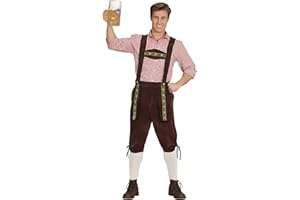 W WIDMANN MILANO Party Fashion - Costume Bavarois, pantalon traditionnel, fête de la bière, fête populaire, carnaval