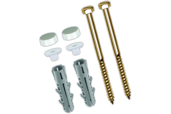 TOX Fixation WC sur Pied Toilet Plus, blanc, un ensemble, 04510136/S