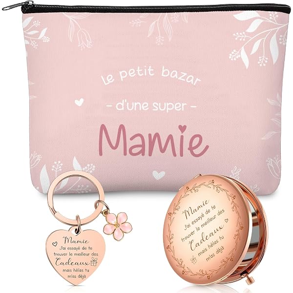 Trousse De Maquillage Personnalisée Cadeau Belle Mère - Idée Originale Fête Des Mères, Anniversaire Ou Noël