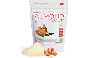 PUNUTS PRODUCTION Almond Flour 1 kg, 100% Extra Fine Blanched Natural, Low Carb Gluten Free Flour. Almond Flour 1kg. For Low Calorie Snacks