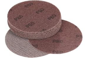 Kcmell 20PCS 150mm Mesh Sanding Discs 80 Grit, 6 Inch Hook and Loop Sanding Pads, Dust Free Disc Anti-Blocking Long-Lasting Sharp Sandpaper for Car Wood Furniture Floor