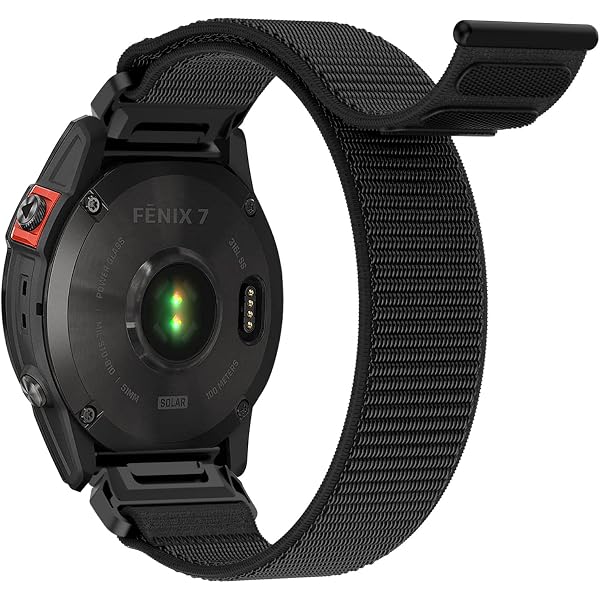 Bracelet Bandletic 22mm – Nylon Tressé QuickFit, Compatible Garmin Fenix/Epix/Forerunner/Instinct