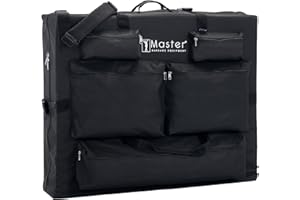 MASTER MASSAGE EQUIPMENT Master Massage 78740 - Borsa per lettino da massaggio, in tessuto di nylon, senza ruote, colore: nero