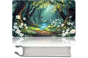MILKPLAYMAT MTG PlayMat MTG PlayMat - 60 cm x 35 cm - Art original - Tapis de jeu TCG antidérapant avec fond en caoutchouc et bords cousus - Commander TCG - Roulable et tapis de cartes pliable (No zone, mtg48-4)