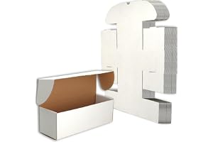 Cenoid Stor fraktkartong 30 x 10 x 10 cm, vit, kartong för presentförpackning frakt paket (25 st)