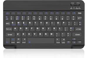 SENGBIRCH Wireless Bluetooth Keyboard - UK layout Keyboard for iOS iPad, iPad Pro, iPad Air, Mac, Android Tablet Samsung Galaxy, Xiaomi Pad 5, Huawei, Lenovo, Black