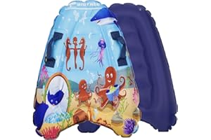 KAHOO Tavola da surf gonfiabile con manici, per il bodyboard portatile, pieghevole, per il surf, per adulti, per il surf in spiaggia, piscina, nuoto, estate, sport acquatici