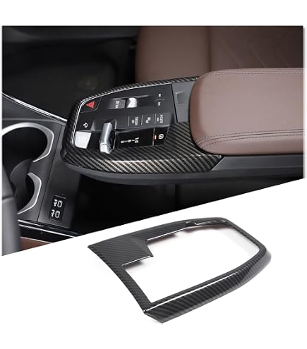 Autocollant Fibre Carbone Pour BMW X1 U11 2023-2024 - Console Centrale, Tableau De Bord, Aérations - Lot De 3