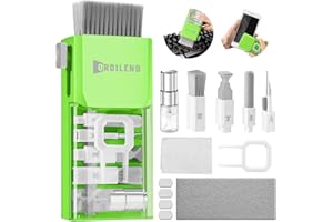 ORDILEND Kit de Limpieza de Teclado, Herramienta de Limpieza para Computadora Portátil con Cepillo para, Tableta, Computadora, Monitor de PC, Cámara con Patente