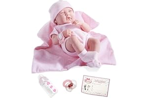 JC TOYS La Newborn - 36 cm - lalka dla niemowląt PCW (winyl)