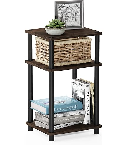 Table D'appoint | Bout De Canapé | Table Basse Pour Ordinateur Noir 50x35x65 Cm Verre Trempe Cfw933623 90617353