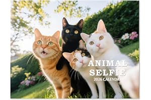 KOOLSTUFFS 2026 Calendar of Animal's First-Person Perspective, Wall Calendar, Funny Calendar 2026 A3 When Open With 12 Months to View, Calendars 2026 UK, Thick Paper Ideal for Kids Adults & Animal Lovers