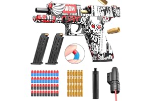 DAZZTIME Zabawkowy pistolet piankowy, pistolet dla dzieci, zabawka z miękkiej pianki, 12+ prezent dla dzieci