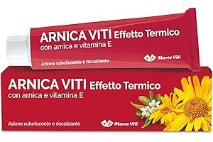 Marco Viti Arnica Viti Effetto Termico, 100 ml, Emulsione Riscaldante a Rapido Assorbimento, Ideale per Dolori Muscolari e Articolari, Con Tintura di Arnica 5%