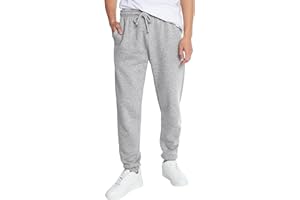 Love My Fashions® Men's Fleece Tracksuit Jogging Bottoms Slim Fit with Zip Pockets Jogger Sweatpants for Gym Workout