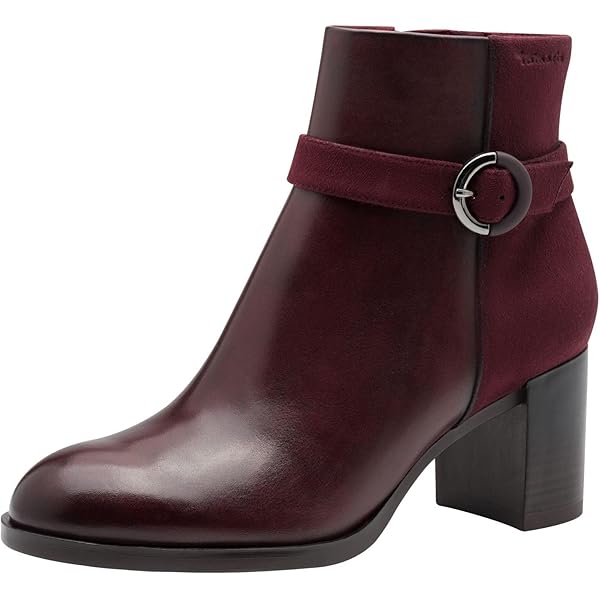 Tamaris Bottines à talon pour femme 1-25336-43 - Rouge