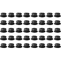MULTIBROS Lot De 30 Boutons De Bâche Ronds Pour Remorque
