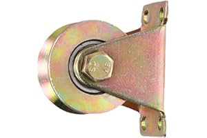 SNOWCHECKING Puleggia per cavi in acciaio con doppi cuscinetti a sfera per la guida di corde in varie applicazioni, capacità di carico massima 200 kg (50 mm)