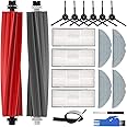 EATBALE Replacement Parts for Roborock S8/S8+/S8 Pro Ultra Robotic Vacuum Cleaners Dual Main Roller Brushes Side Brush HEPA Filter Mop Pads Attachment Accessories Kit Mopping Cloth Spare Kit