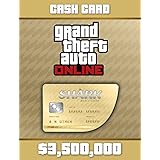 Grand Theft Auto Online | GTA V Whale Shark Cash Card | 3,500,000 GTA-Dollars [PC Code]