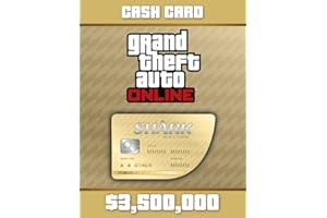 ROCKSTAR GAMES Grand Theft Auto Online | GTA V Whale Shark Cash Card | 3,500,000 GTA-Dollars [PC Code]