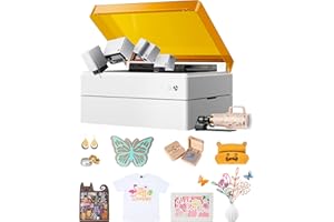 xTool M1 Ultra 4-en-1 Graveur Laser 10W avec Base Surélevée et RA2 Pro, Machine d'Artisanat avec Positionnement à Pin-Point et Autofocus pour Vinyle, Tissu, Bois, Bagues