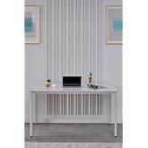 Arpelia &Ccedil;alışma Masası 140x80x75 Cm (P&uuml;r&uuml;zs&uuml;z Gri)