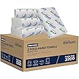 Z fold Paper Towels White Interfold Embossed Paper Hand Towel 2ply C Fold Multi Fold Tissue (Paper, 3200)