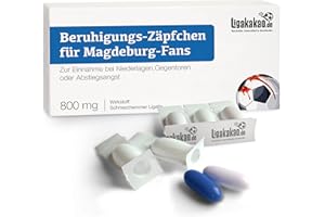 LIGAKAKAO Beruhigungs-Zäpfchen® für MAGDEBURG Fans | Lakritz-Zäpfchen für MAGEBURG Fans zur Einnahme bei Niederlagen, Gegentoren & Abstiegsangst | Wähle verrückte Männer Geschenk-Sets über „Farbe“ aus