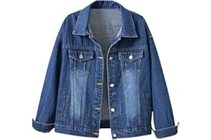 Windsfinr Denim Jackets Women Jean Stretchy Long Sleeve Trucker Jacket with Pocket UK Baibieer Pink Jacket