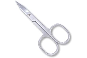 Credo Solingen - Forbici per unghie, 8 cm, con punta stretta, cromate opache