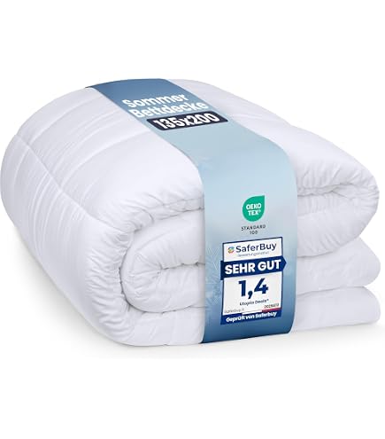 BIO Bambus Bettdecke - Antiallergisch 100% waschbar - khlend -  feuchtigkeitsregulierend 140 x 200 cm : Amazon.de: Kche, Haushalt & Wohnen