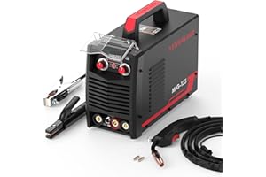 YESWELDER 135Amp Poste à Souder MIG sans Gaz 230V poste à souder à fil fourré Flux MIG/Lift TIG/Stick 3-in-1 Poste de Soudage IGBT Inverter Machine à Souder