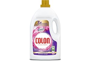Colon Vanish Advanced - Detergente para lavadora con quitamanchas, adecuado para Ropa Blanca y de Color, 64 lavados, 2880 ml