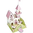 Le Toy Van - Wooden Toy Educational Fairybelle Wooden Palace Doll House Fairy Princess Castle Play Set | Pretend Play Wooden Castle