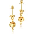 Vighnaharta Maharashtrian tradition Bugadi, Bugdi, Gold Plated Bugadi Earrings valentine day gift valentineday gift for her gift for him gift for women gift for men love gift gifts ValentinesDay2023 for Women and Girls. {VFJ1021BUGADI }