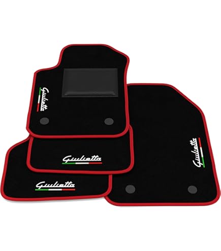 Tappetini Auto In Moquette Su Misura Con Logo Per GIULIETTA Restyling 2015 - Foto 13