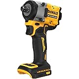 DeWalt DCF922N-XJ Avvitatore ad Impulsi a Batteria, 18 V, Presa Quadrata Esterna con Bloccaggio a Sfera, Coppia di Serraggio 