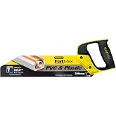 STANLEY FATMAX 300mm 11TPI PVC &amp; Plastic Saw 2-17-206 | S2 steel blade, ergonomic bi-material handle, 1 mm thick, induction h
