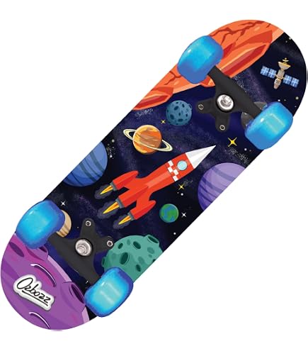 FunTomia BigBoard Planche de Longboard en Plastique, Bleu FunTomia BigBoard Planche de Longboard en Plastique, Bleu