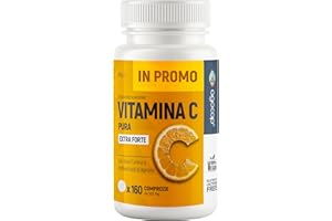 Vitamina C 1000mg, per dose giornaliera - ALTO ASSORBIMENTO. Vitamin C Pura con Rosa Canina e Bioflavonoidi da Agrumi. Vitamina C alleato per le difese immunitarie. 160 cpr da 500mg, Vegana, Agocap