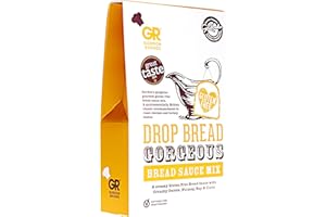 GR GORDON RHODES Gordon Rhodes' Drop Bread Gorgeous Bread Sauce Mix. Is a classic, easy to prepare, gluten free accompaniment to roast chicken and turkey dishes. (1 x 125gm)