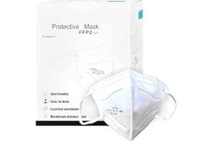 GLORIA KAOS 20 Mascherine FFP2 Mini Small Certificati CE Alta Densità Filtrazione 5 Strati Sigillate Singolarmente (Viso Piccolo)