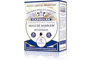 Véritable Huile de Haarlem, 60 capsules originales